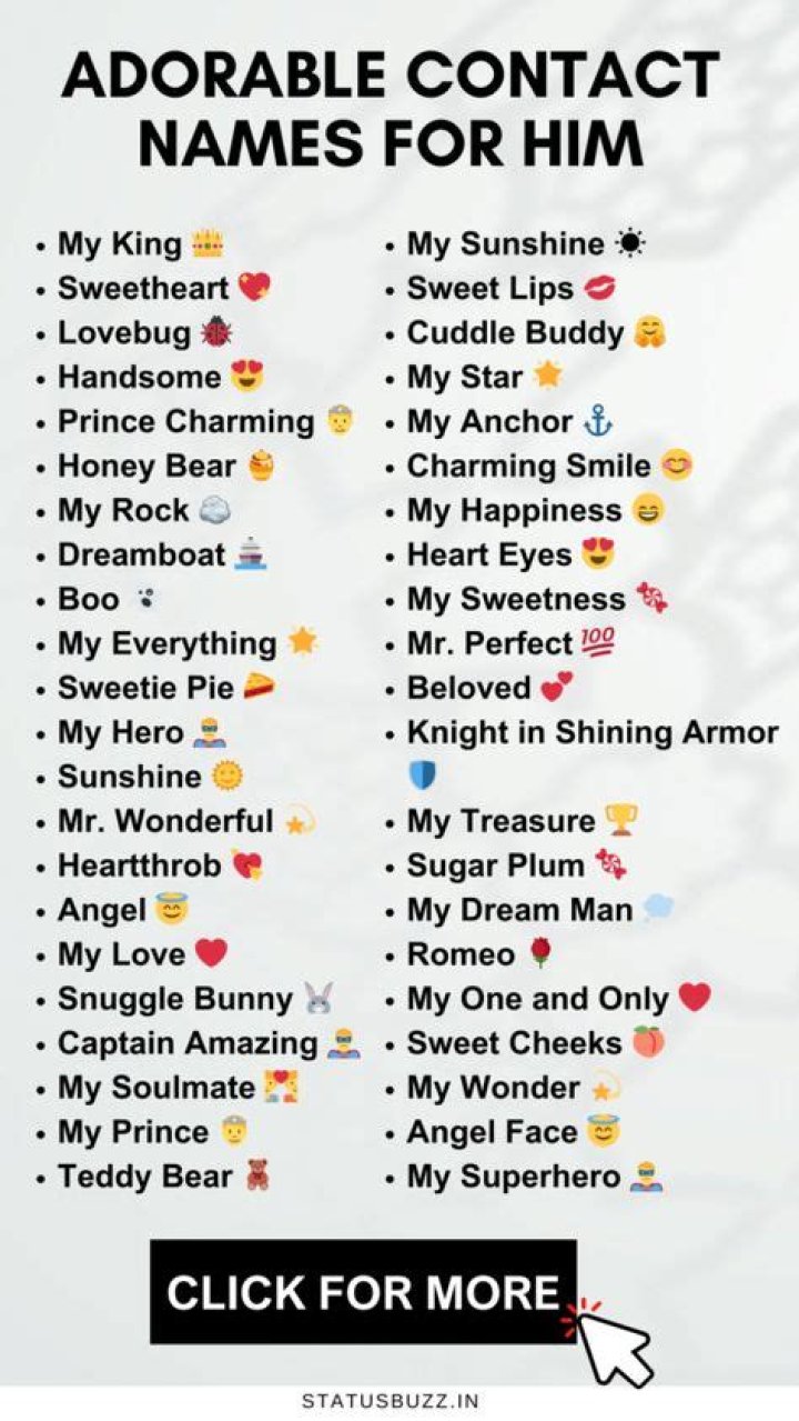 Adorable Nicknames for Guys: A Comprehensive Guide