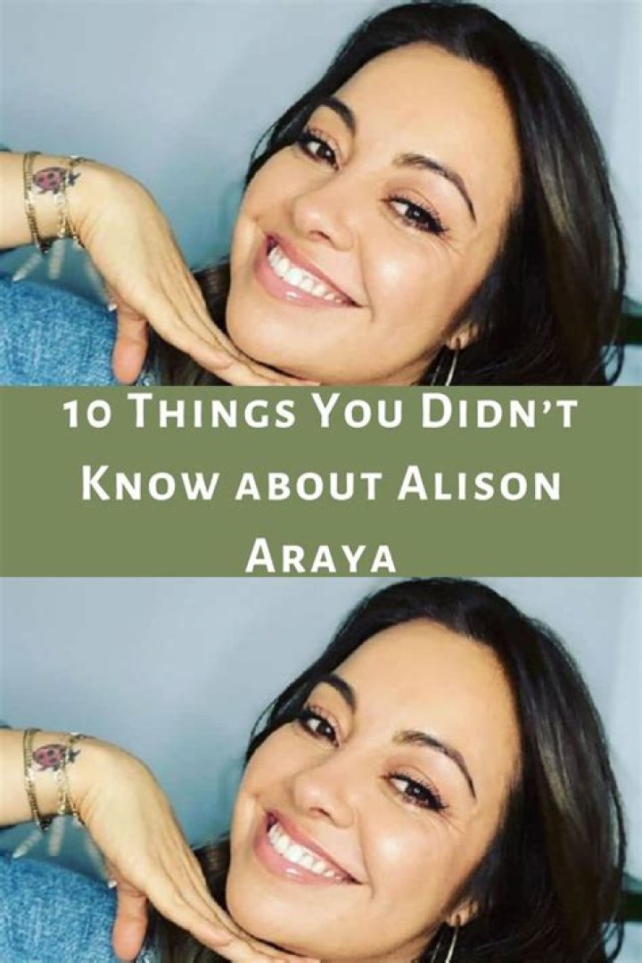 Alison Araya: The Rising Star in the Entertainment Industry
