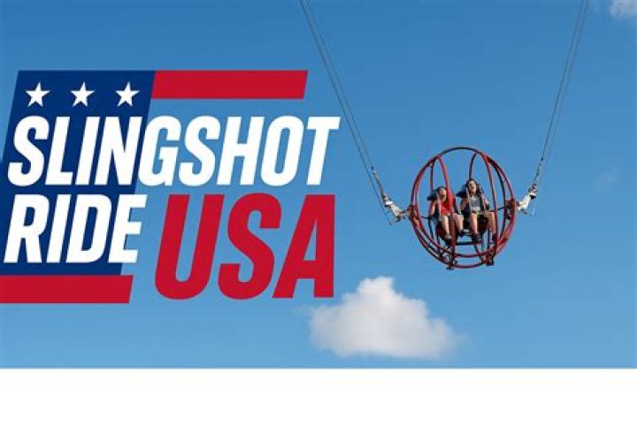 Attention-Grabbing Nip Slip Incident During Sling Shot Ride