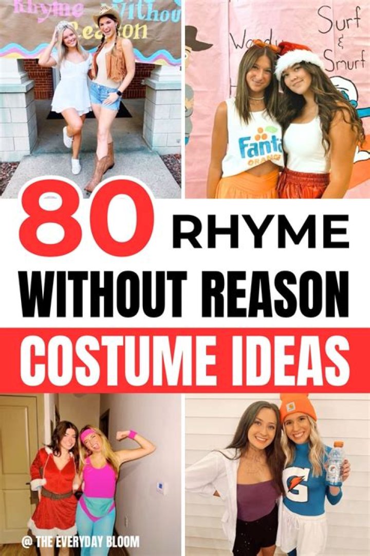 Creative and Fun: Rhyme Without Reason Costume Ideas List