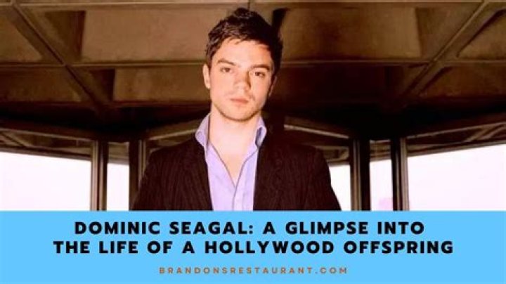 Dominic Seagal: Unveiling the Life and Achievements of a Remarkable Figure