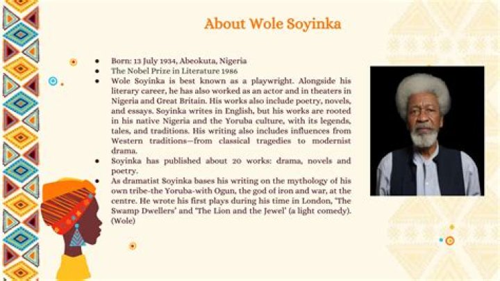 Exploring the Life and Work of Prof. Wole Soyinka: A Literary Giant