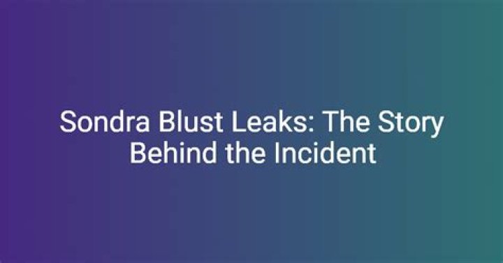 Get the Scoop on Sondra Blust: The Ultimate Insider's Guide