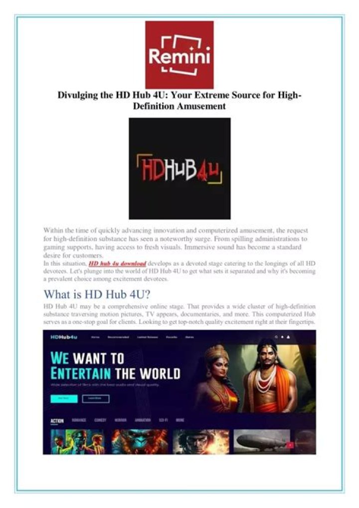 Hub 4u: Your Ultimate Guide to the Best Connection Platform