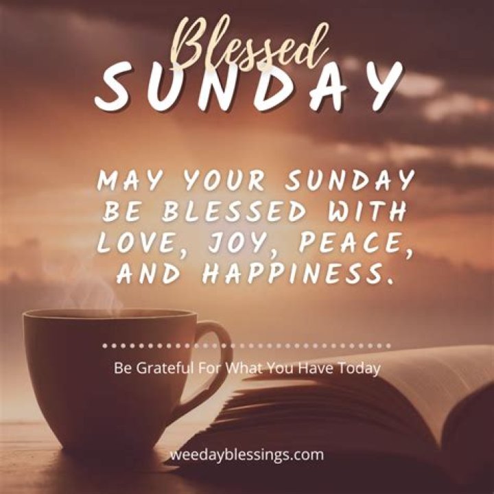 Images Sunday Blessings: Captivating Visuals to Uplift Your Spirit