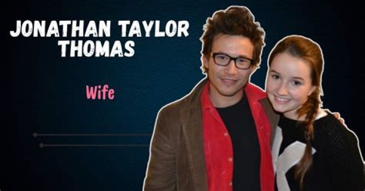 Jonathan Taylor Thomas: Who is His Wife?