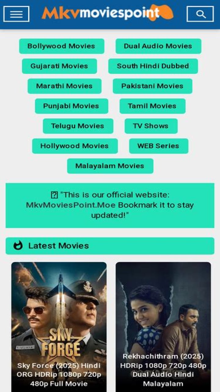 MKVMoviesPoint &ndash; All Movies at Your Fingertips