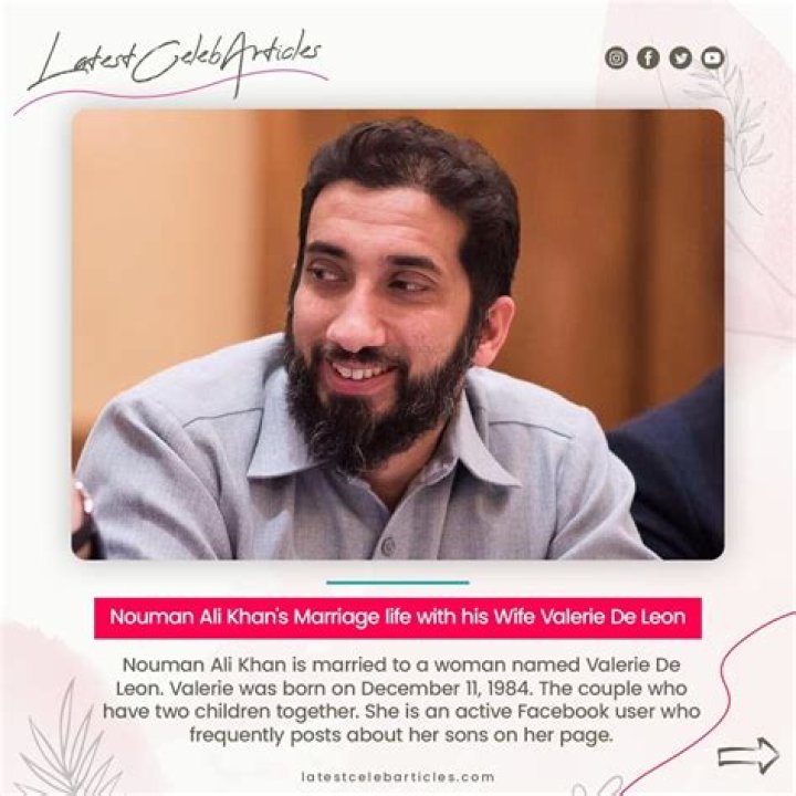 Nouman Ali Khan Wife Valerie De Leon: The Love Story You Didn&rsquo;t Know About