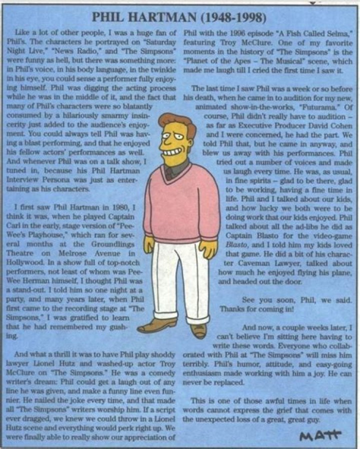 Phil Hartman: The Legendary Comedian Who Left an Indelible Mark on Entertainment