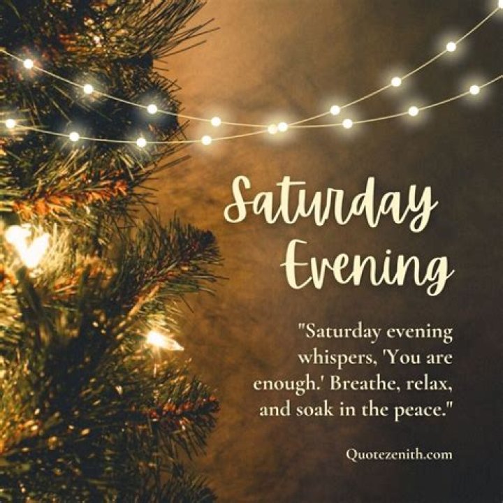 Saturday Evening Blessings: Embracing Peace and Positivity