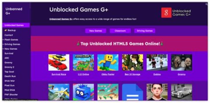 Unblocked Games G+: Your Ultimate Playground for Fun and Entertainment