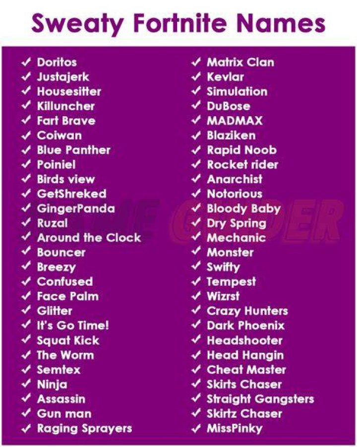 Unleashing the Power of Sweaty Fortnite Names