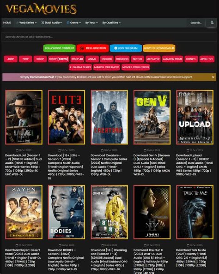 VegaMovies.YT: Your Ultimate Streaming Destination for Latest Movies