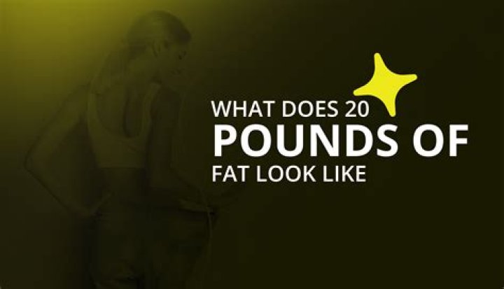 What Does 20 lbs of Fat Look Like? A Comprehensive Guide