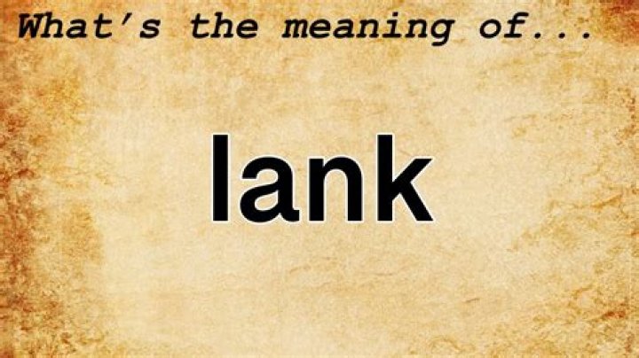 What Does Lank Mean? Understanding the Term and Its Usage