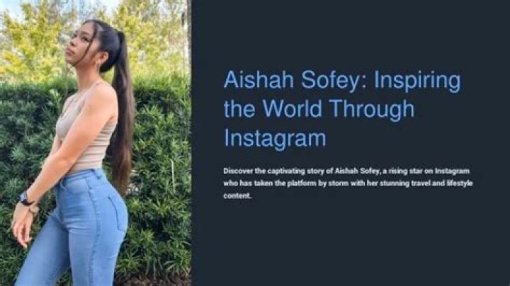 Who is Aishah Sofey S? Discovering the Inspiring Journey of a Rising Star